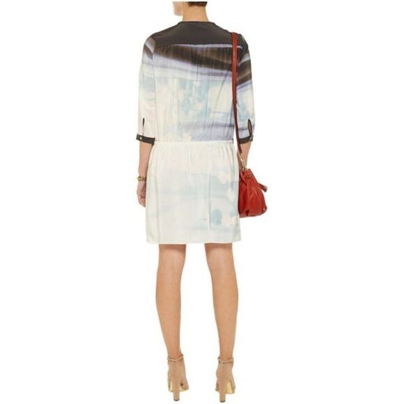 Diane Von Furstenberg Marielle Silk Watercolor Dress - Picture 2 of 10